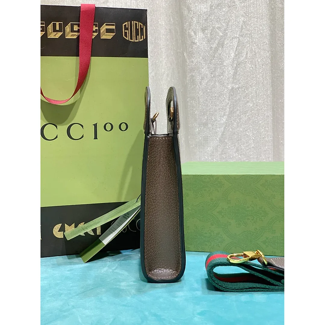 GC444 Ophidia top handle mini bag / 5.5″W x 9″H x 1.8″D