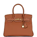 H Birkin 30 Gold Togo Gold Hardware