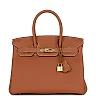 H Birkin 30 Gold Togo Gold Hardware