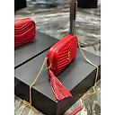 Y Lou Mini Bag In Quilted  Grain  De Poudre Embossed Leather