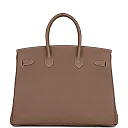 H Birkin 35 Etoupe Togo Gold Hardware