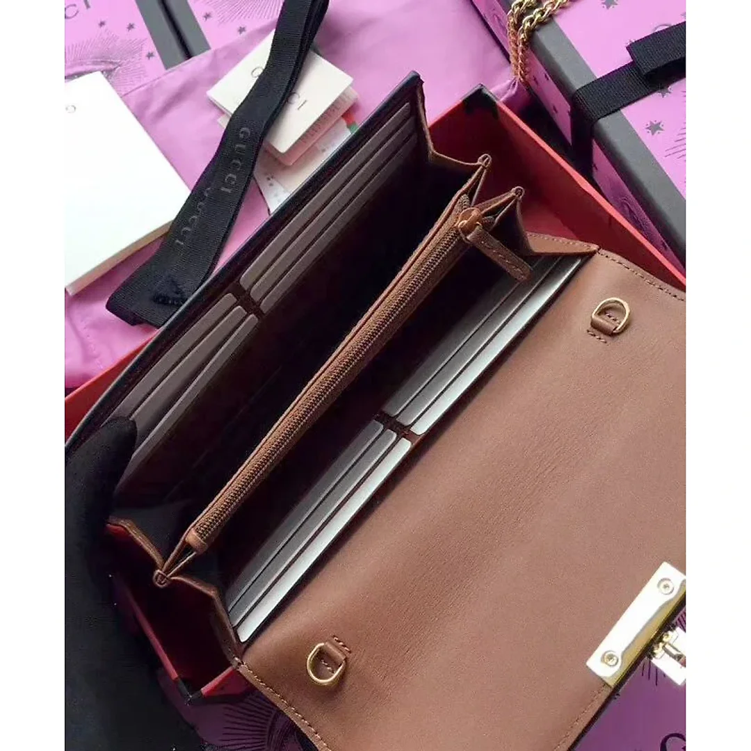 GG Padlock continental wallet 453506