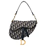 CHRISTIAN D Oblique Saddle Bag Blue