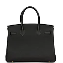H Birkin 30 Black Togo Gold Hardware