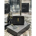Y Lou Camera Bag Black With Gold Hardware