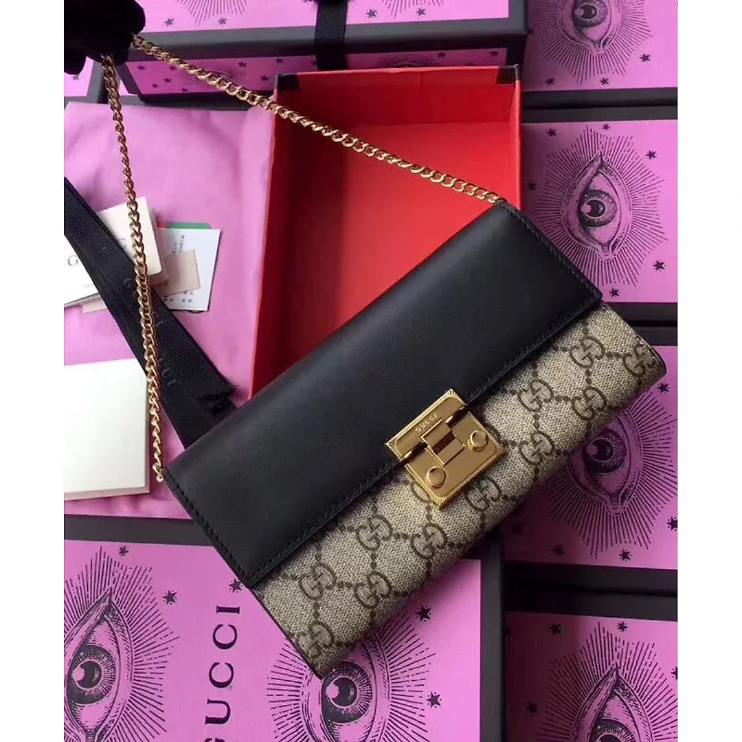 GG Padlock continental wallet 453506