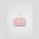 PP Medium antique nappa leather top handle bag – Alabaster Pink