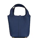 H Picotin Lock 18 Bleu Saphir Clemence Gold Hardware