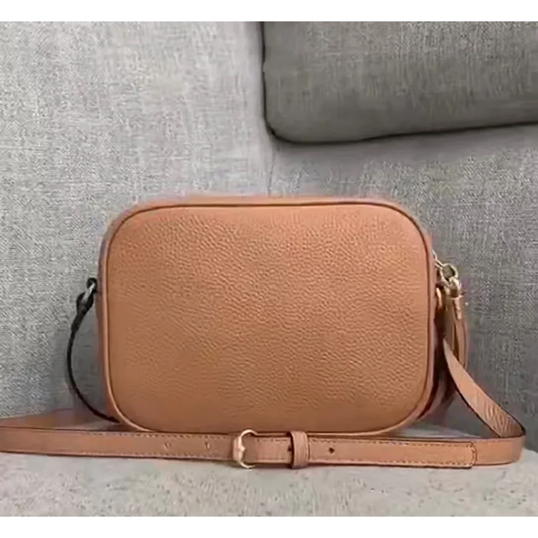 GC427 Rose Beige Leather Soho Small Disco Bag / HIGHEST QUALITY VERSION