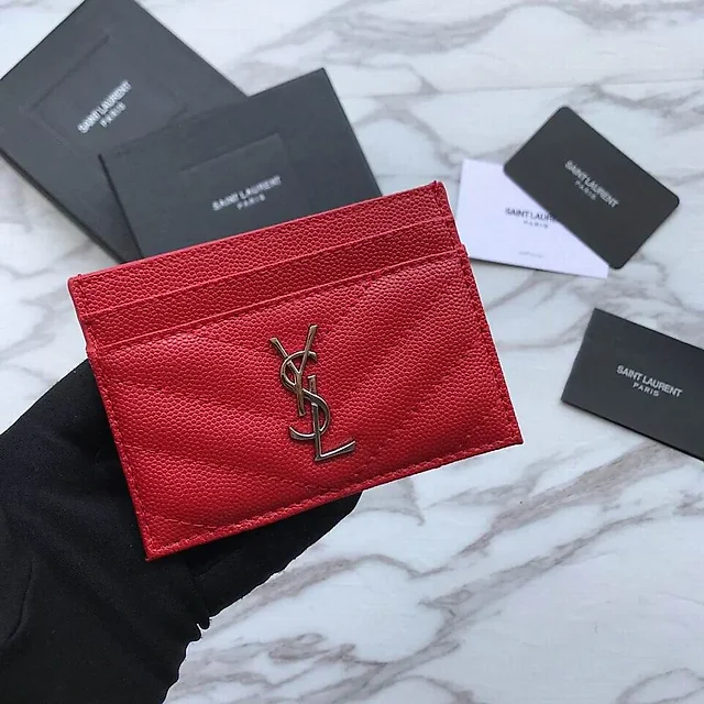 Y wallet apricot red Claret 16