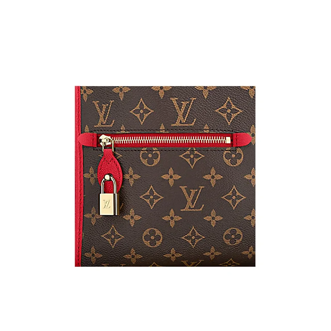 L-bag Monogram Canvas POPINCOURT PM RED