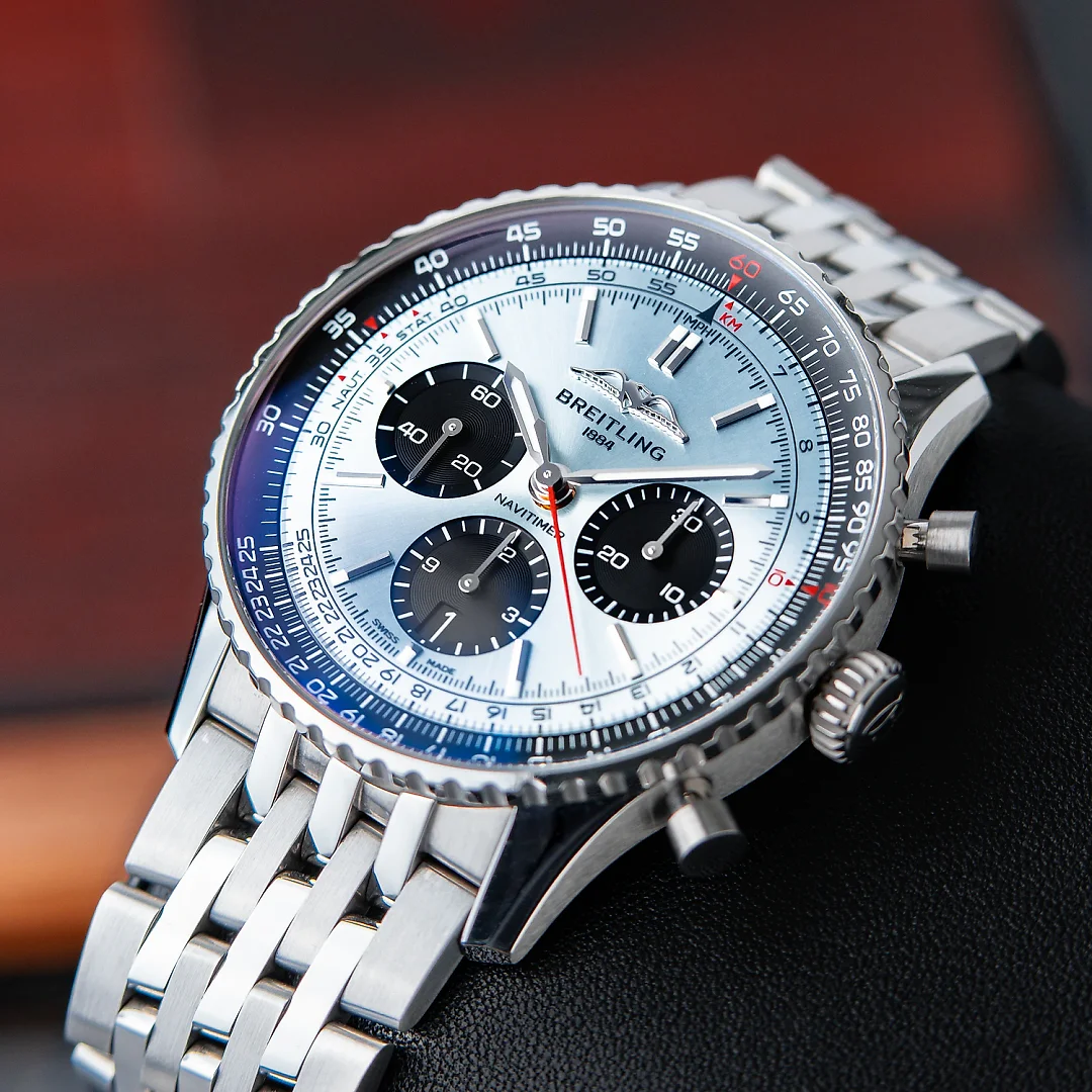 Breitling Navitimer 1 B01 Chronograph Ice Blue Dial 43mm AB0138241C1A1