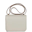 H Constance 18 Gris Perle Swift Gold Hardware