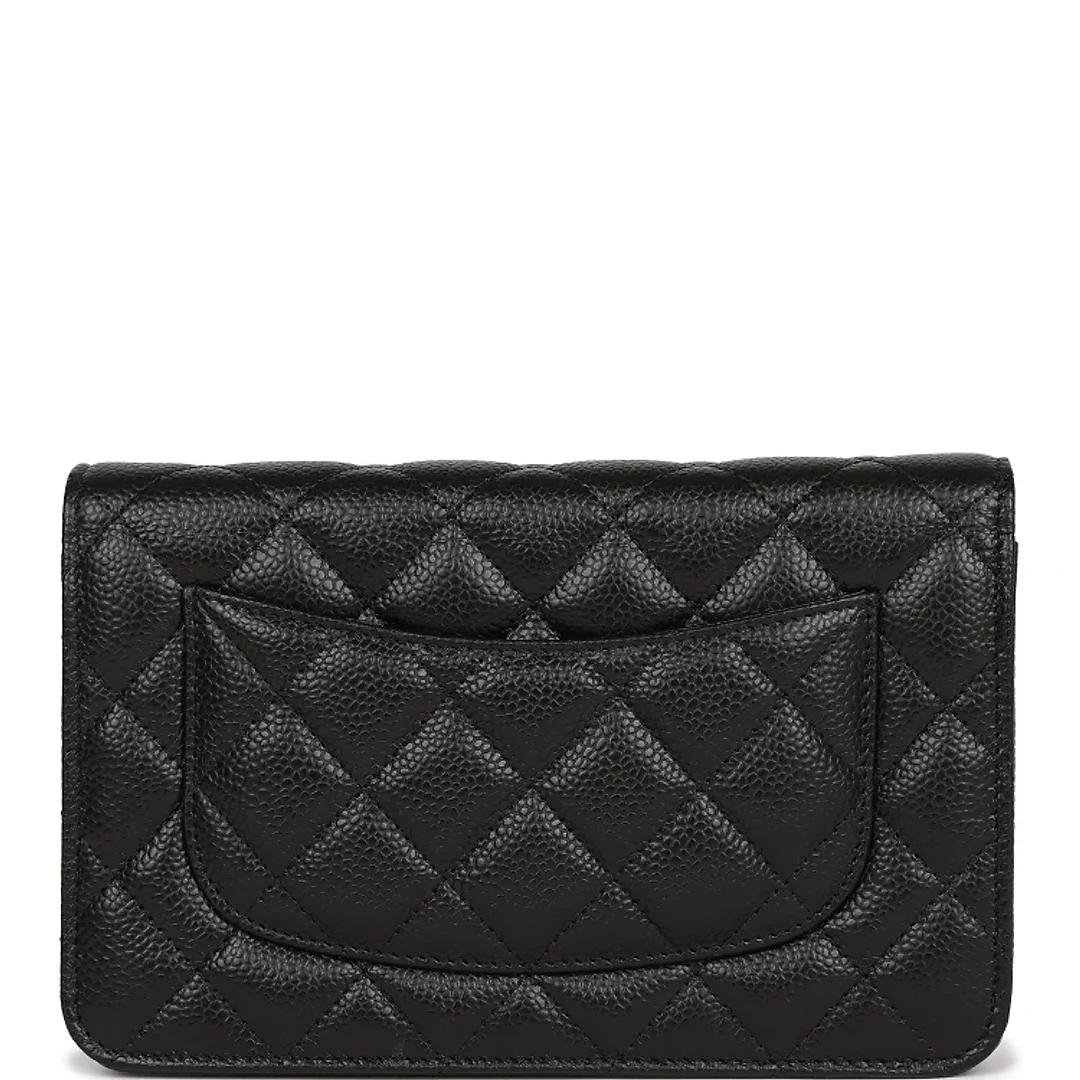 CC Wallet on Chain WOC Black Caviar Gold Hardware