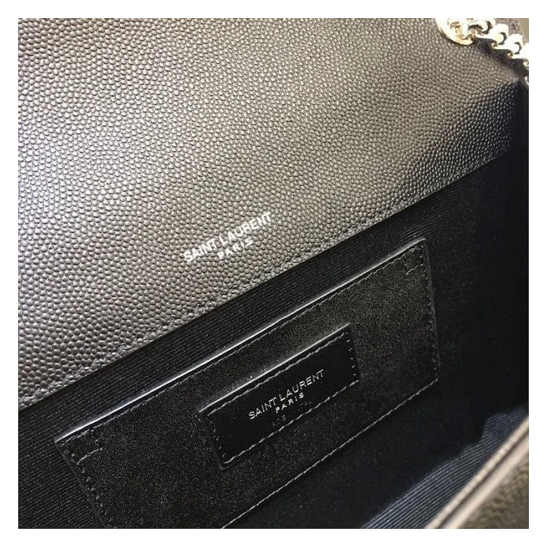 Y Black Kate Medium Leather Shoulder Bag