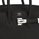 H Birkin 25 Black Togo Palladium Hardware