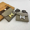 H Constance empson leather bag size:13*11.8cm