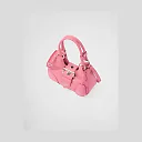 PP Moon padded nappa-leather bag – Geranium Pink