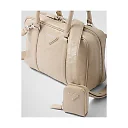 PP Medium antique nappa leather top handle bag – Desert Beige