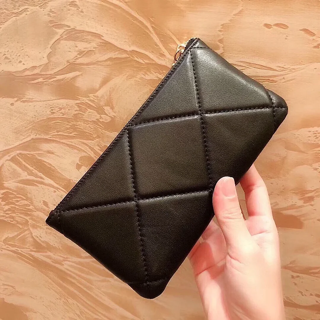 Cc new arrival women long wallets size: 18×12 cm