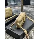 Y Lou Camera Bag Beige With Gold Toned Hardware