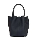 H Picotin Lock 18 Bleu Nuit Clemence and Matte Alligator Touch Palladium Hardware