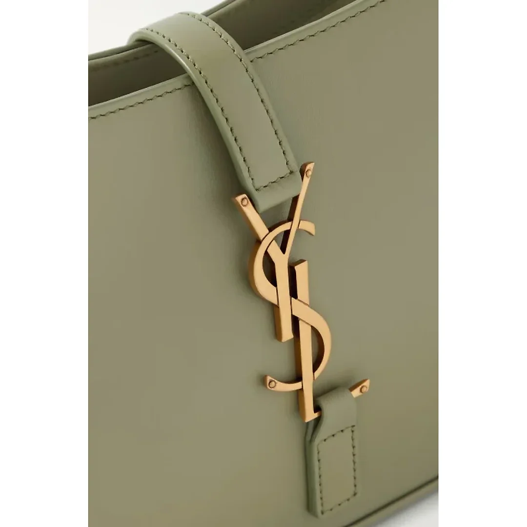 Y Leather shoulder bag Avocado Green