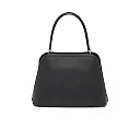 PP Medium Saffiano Leather PP Matin��e Bag in Black