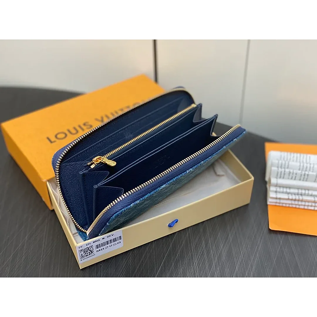 Louis new arrival Zippy Monogram denim wallet size: 19.5*10.5*2.5cm
