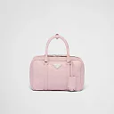 PP Medium antique nappa leather top handle bag – Alabaster Pink