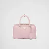 PP Medium antique nappa leather top handle bag – Alabaster Pink