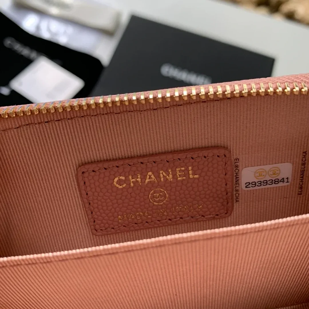 cc Zipped Coin Purse Pink Bag For Women 10.9cm/4.3in AP1650 Y33352 NI687