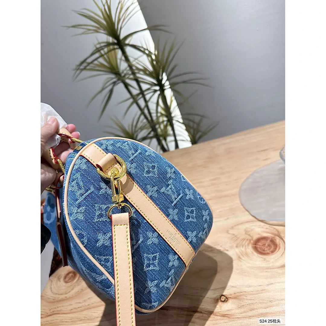 Louis new arrival denim speedy 25 bag