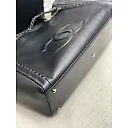 CC Soft Calfskin Shopping Bag Top Handle Black