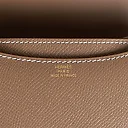 H Constance 18 Etoupe Epsom Gold Hardware