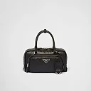 PP Antique nappa leather multi-pocket top-handle bag – Black