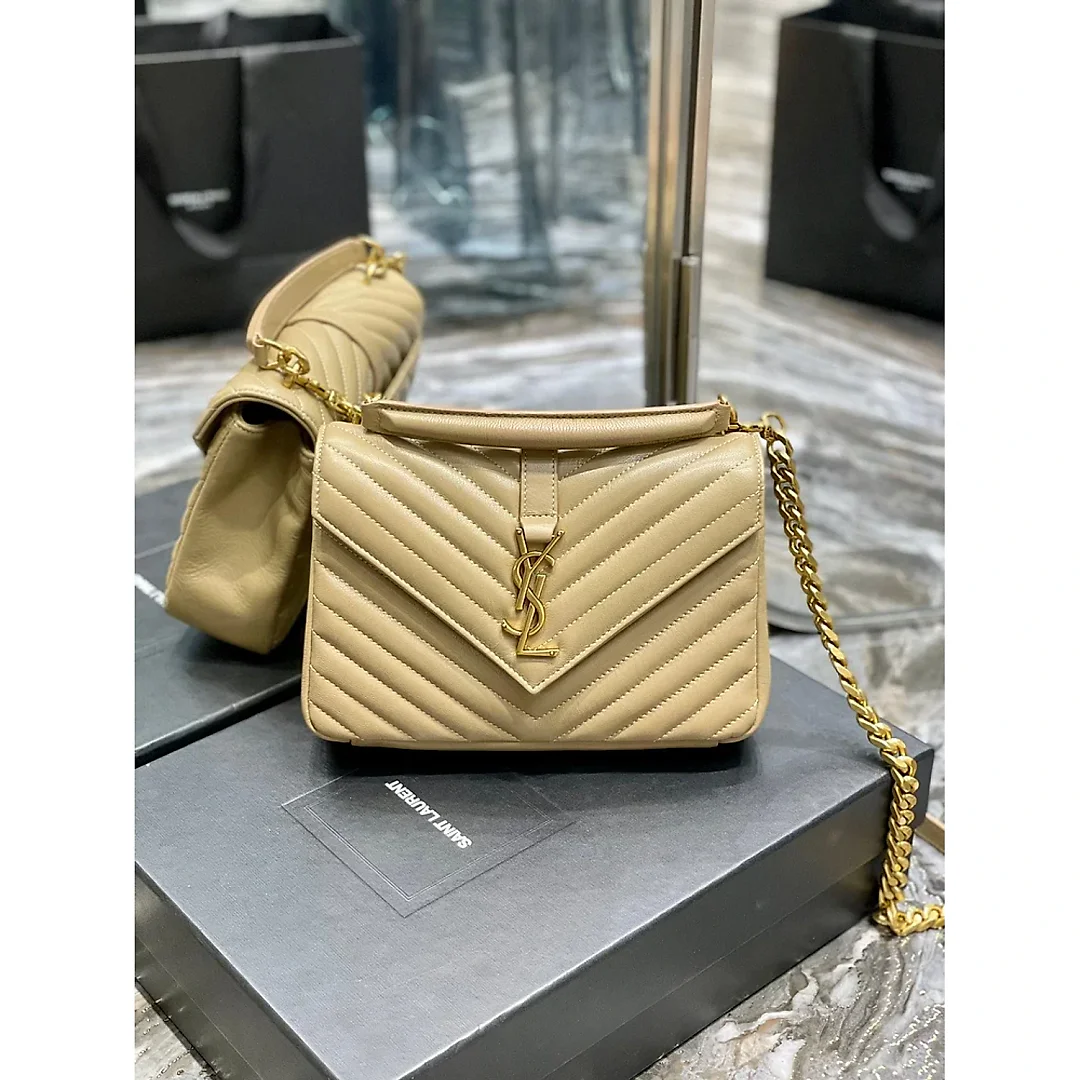Y College Medium Quilted leather Bag 3 colours