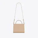 Y Cassandra Medium Top Handle in Grain de Poudre Embossed Leather