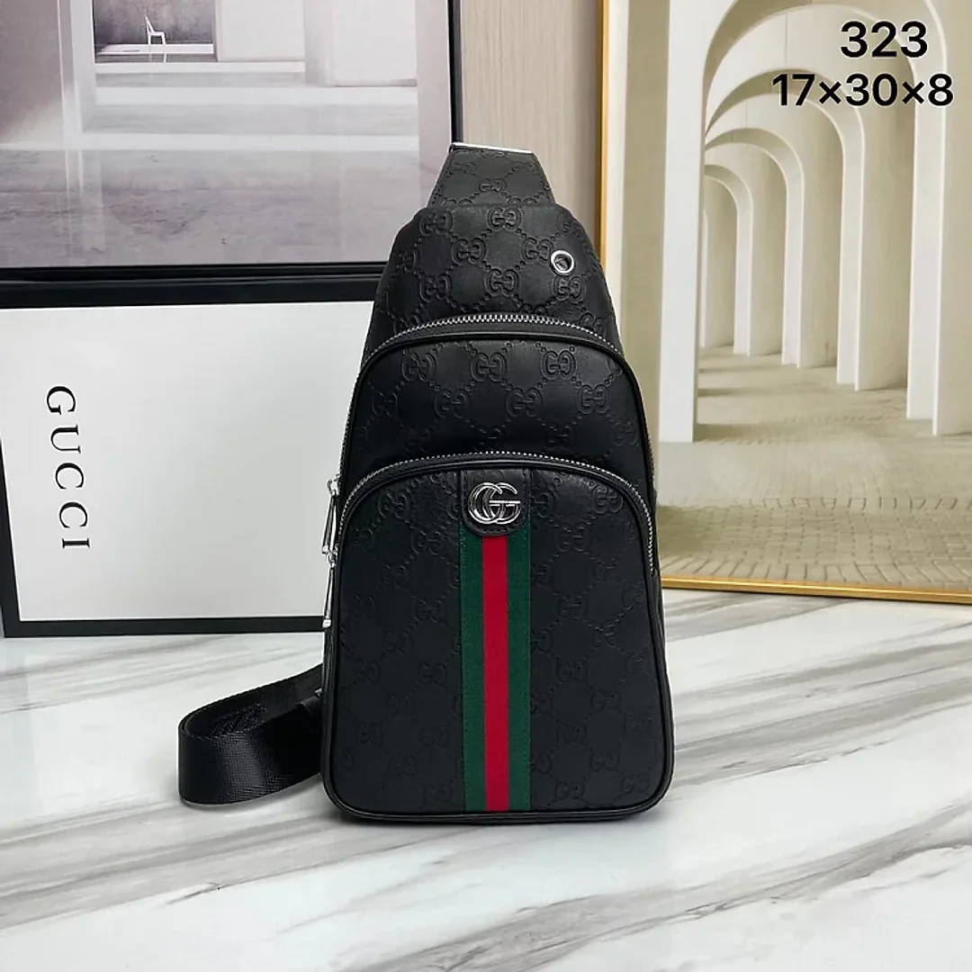 GG new arrival man bag size : 17x30x8 cm