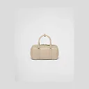 PP Small antique nappa leather top handle bag – Desert Beige