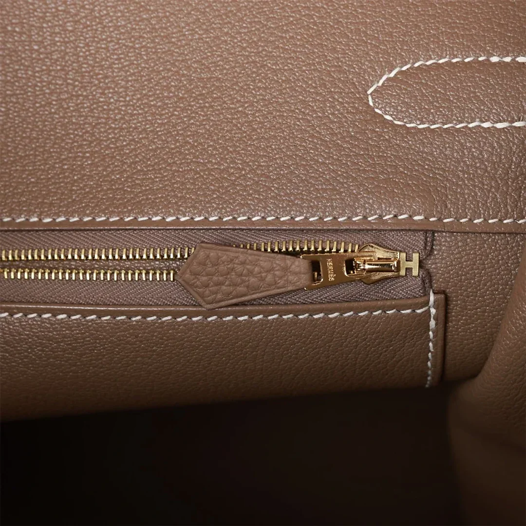 H Birkin 35 Etoupe Togo Gold Hardware