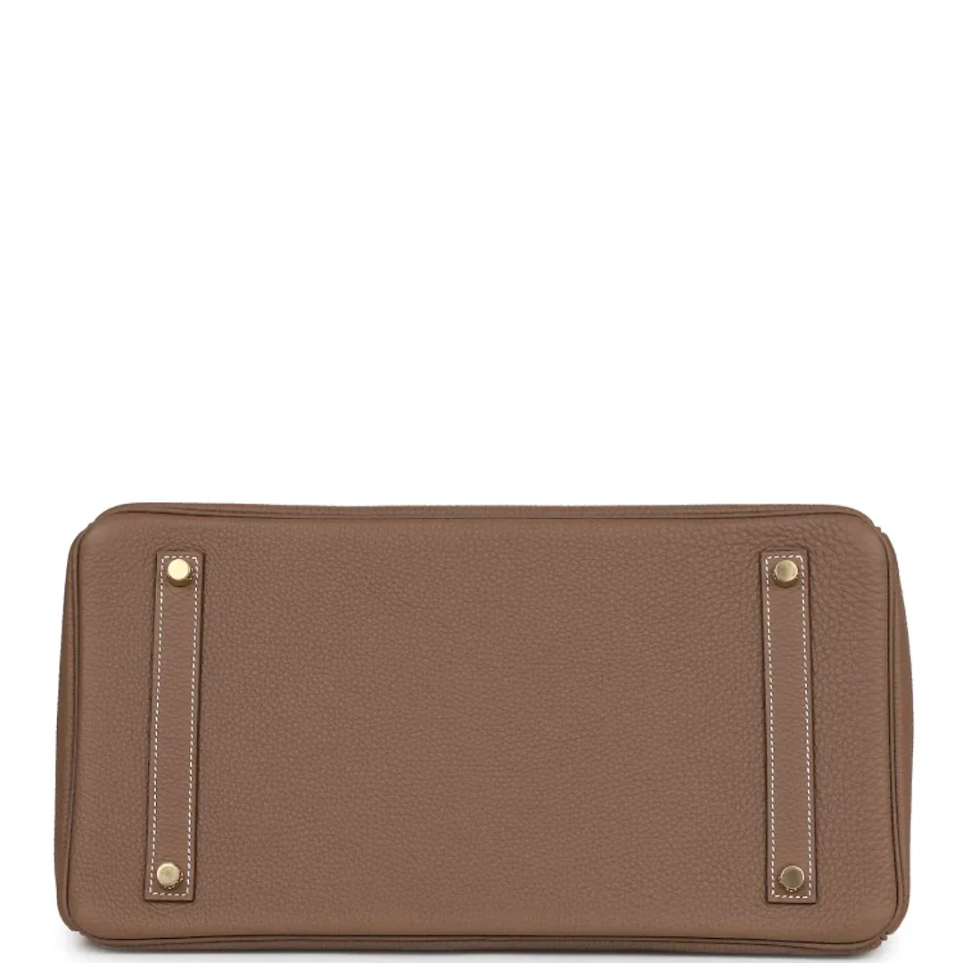 H Birkin 35 Etoupe Togo Gold Hardware