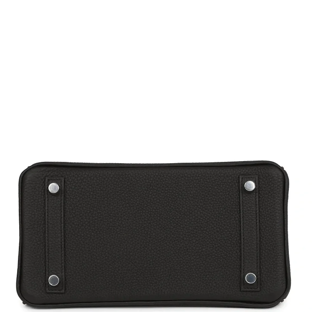 H Birkin 25 Black Togo Palladium Hardware