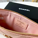 cc 19 Matelasse Phone and Card Case Pink Bag For Women 19cm/7.5in