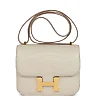 H Constance 18 Beton Matte Alligator Gold Hardware