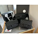 CC new arrival black caviar leather CF bag