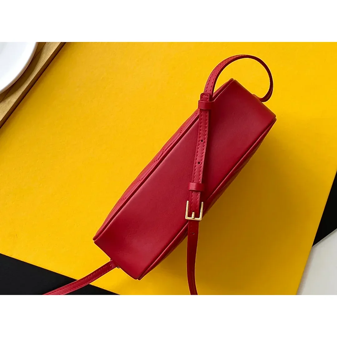 Y Lou Camera Bag In Quilted Leather