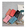 D Saddle Wallet in Goatskin Queen Mint