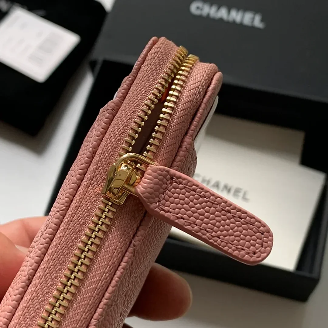 cc Zipped Coin Purse Pink Bag For Women 10.9cm/4.3in AP1650 Y33352 NI687