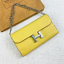 H Constance empson leather bag size:22*11cm